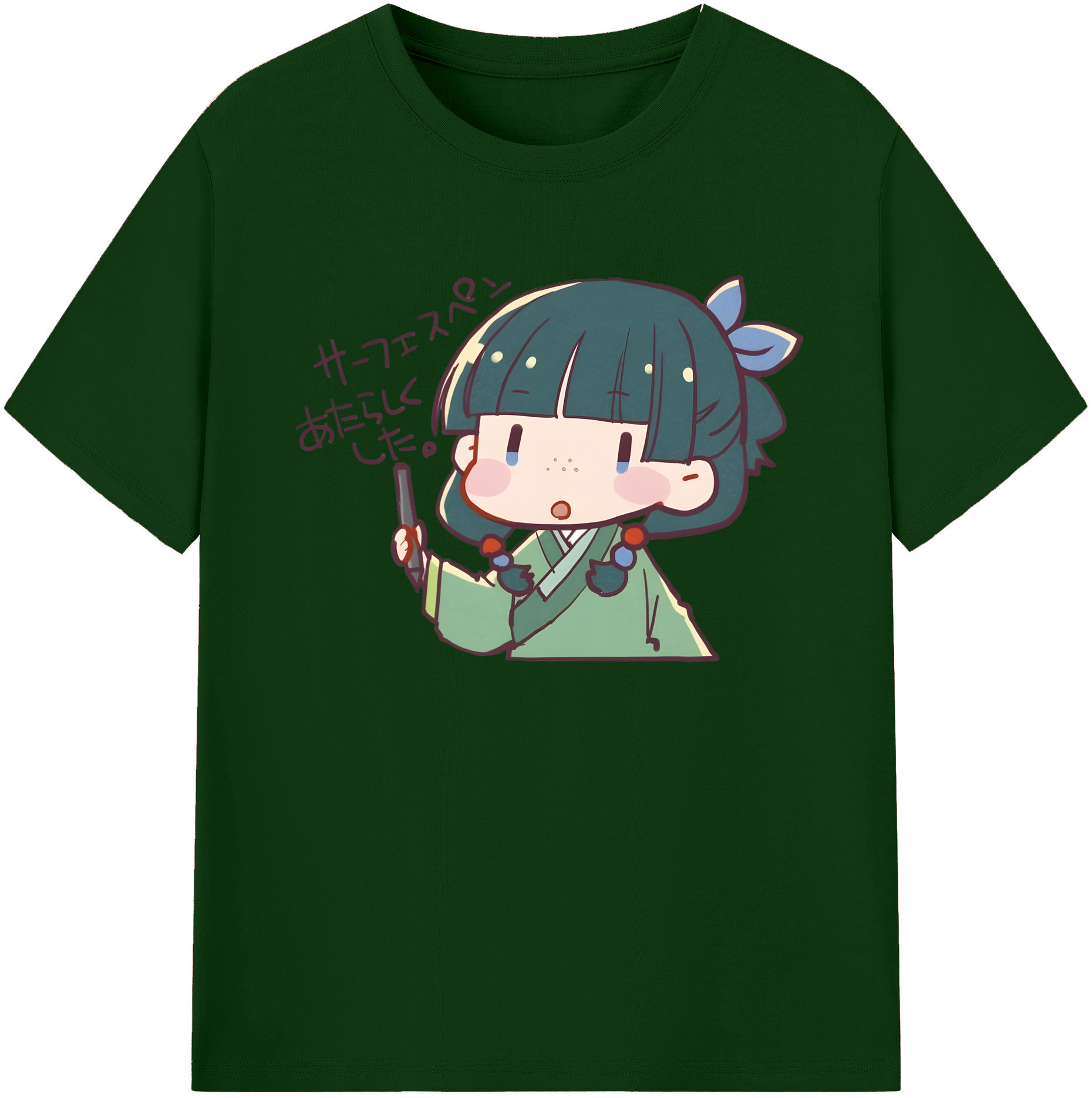 （画像用） 薬屋のひとりごと The Apothecary Diaries 綿100％半袖Tシャツ（フロントプリント）
